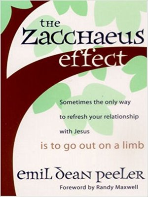 cover image of The Zacchaeus Effect